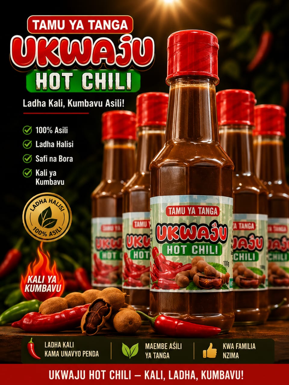 UKWAJU HOT CHILI, TAMU YA TANGA DELIVERIES