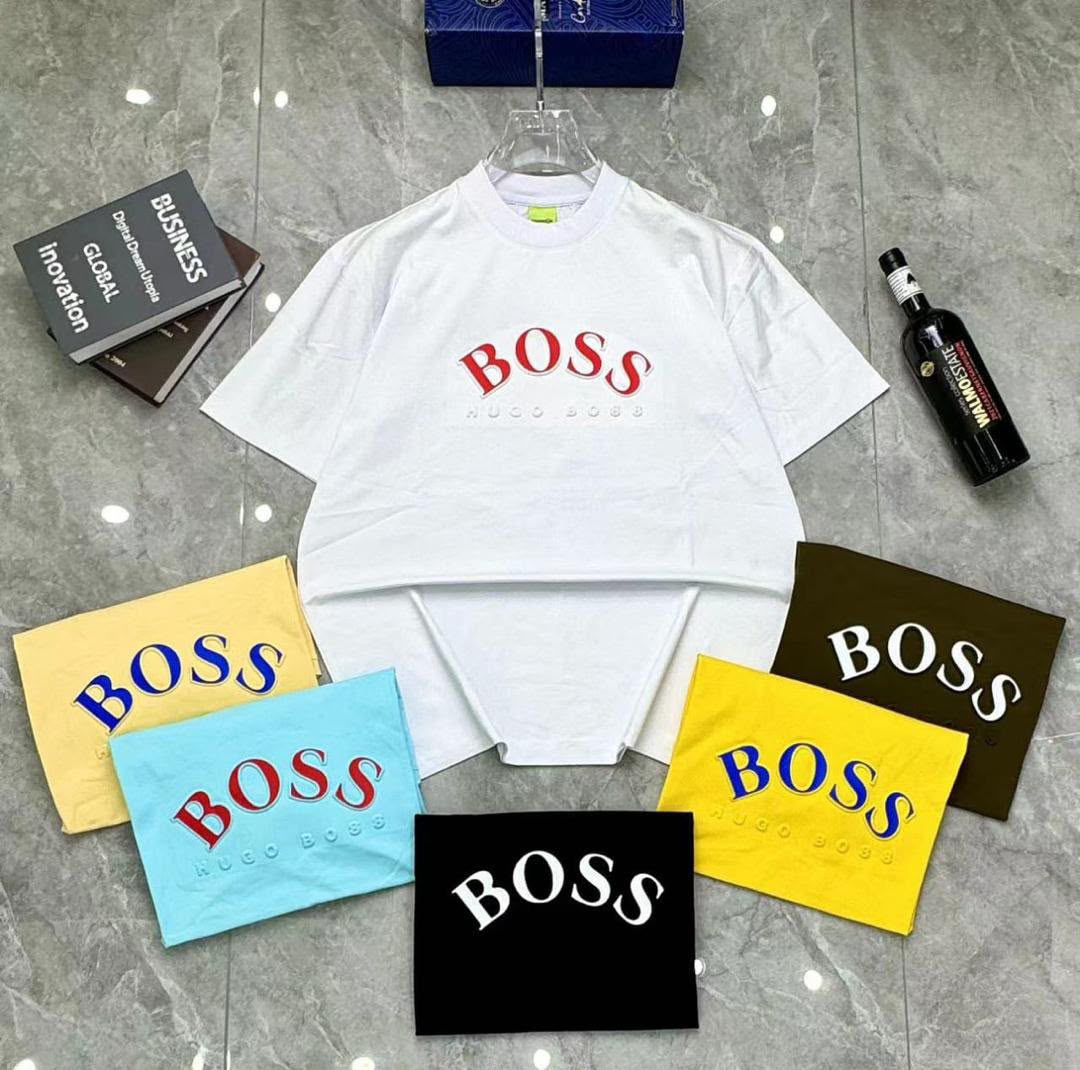 T-Shirt za Shingo ya Duara - "BOSS T-Shirt - HUGO BOSS"