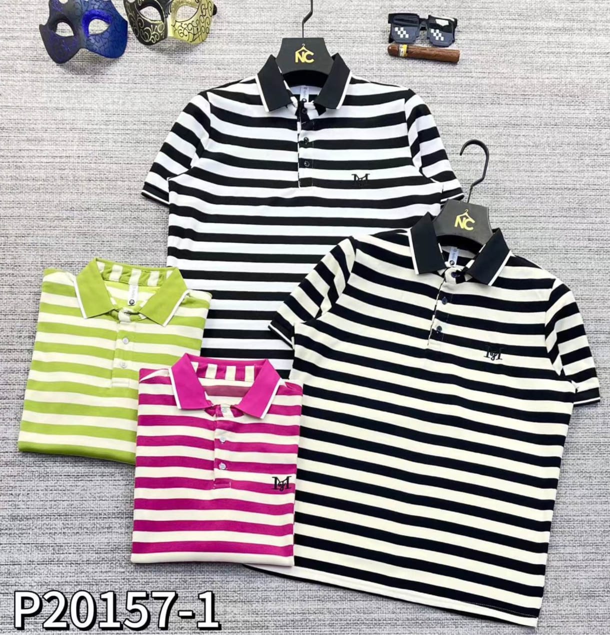 Striped Polo T-Shirts